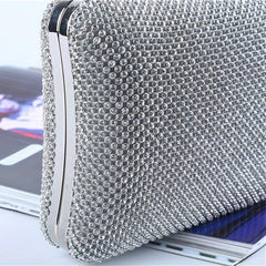 Glitter Rhinestone Evening Bag Dinner Clutch Purse Wedding Party Prom
