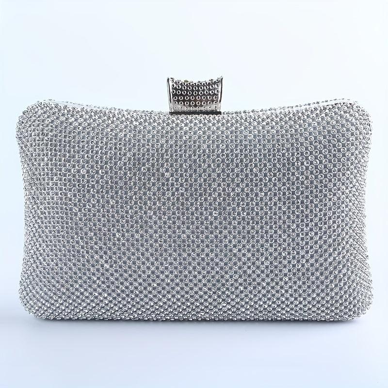 Glitter Rhinestone Evening Bag Dinner Clutch Purse Wedding Party Prom