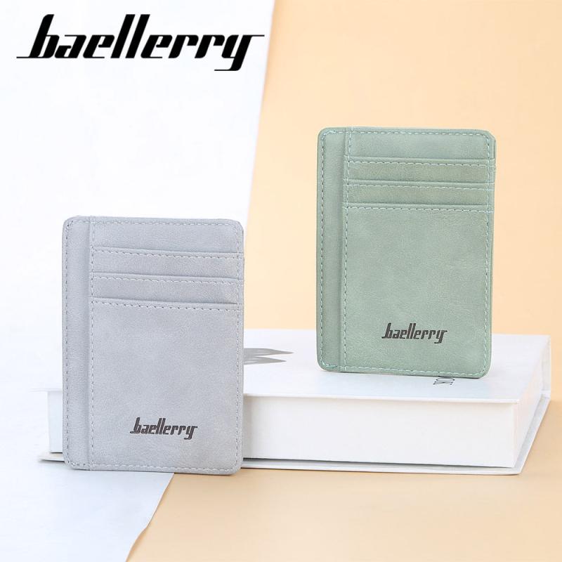 RFID Blocking Card Holder Wallet Slim PU Leather Front Pocket