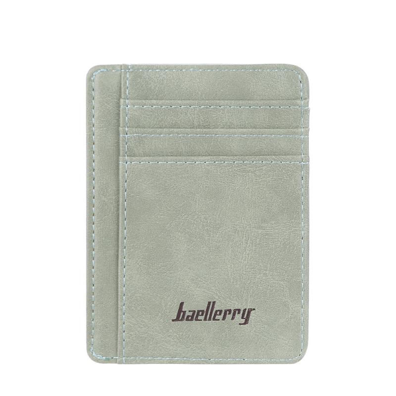 RFID Blocking Card Holder Wallet Slim PU Leather Front Pocket