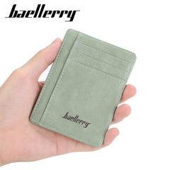 RFID Blocking Card Holder Wallet Slim PU Leather Front Pocket