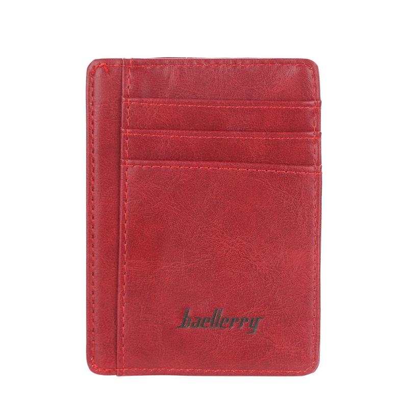 RFID Blocking Card Holder Wallet Slim PU Leather Front Pocket