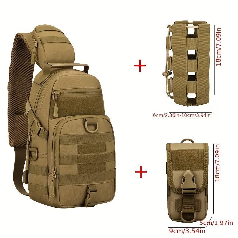 Outdoor Crossbody Bag for Camping Travel Hiking