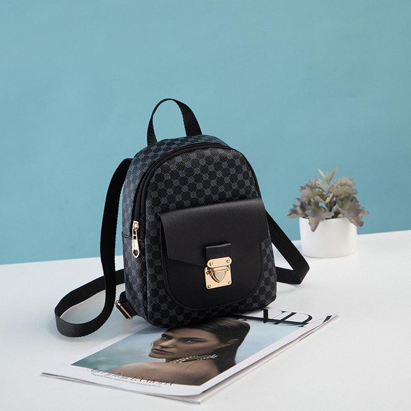 Small Bag Ladies Printed Shoulder Bag Small Backpack