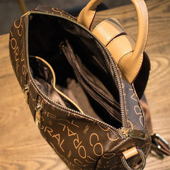Retro Alphabet Print School Bag Backpack 12.99 12.5 51inch