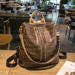 Retro Alphabet Print School Bag Backpack 12.99 12.5 51inch