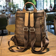 Retro Alphabet Print School Bag Backpack 12.99 12.5 51inch