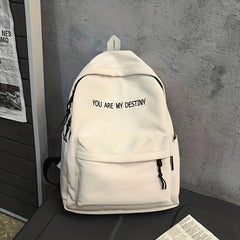 Retro Large Capacity Student Backpack for Men and Women