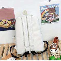 Retro Large Capacity Student Backpack for Men and Women