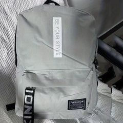 Letter Pattern Travel Backpack School Bag for Student