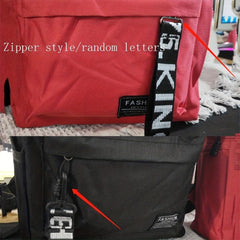 Letter Pattern Travel Backpack School Bag for Student