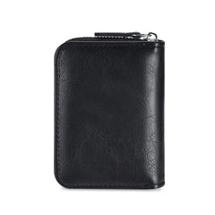 Men's Business RFID Blocking PU Leather Wallet with Zipper