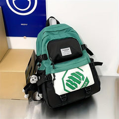 Large Capacity Travel Backpack High School Students Fashionable Print Backpack