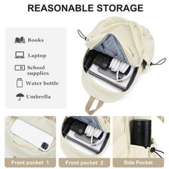 Large Capacity Preppy Backpack for College Students