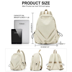 Large Capacity Preppy Backpack for College Students