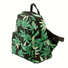 Leaf Pattern Backpack Mini Schoolbag for Girls Boys