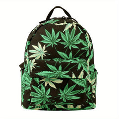 Leaf Pattern Backpack Mini Schoolbag for Girls Boys