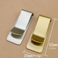 Men's Wallet ID Card Holder with Stainless Steel Clip