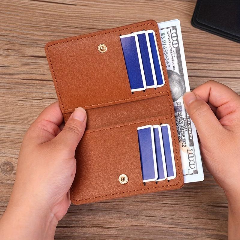 Men's Leather Wallet Credit Card Holder Money Clip Coin Purse