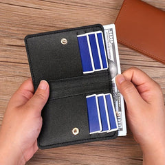 Men's Leather Wallet Credit Card Holder Money Clip Coin Purse