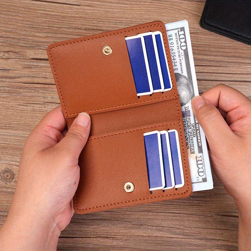 Men's Leather Wallet Credit Card Holder Money Clip Coin Purse