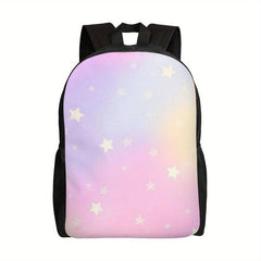 Starry Sky Pattern Backpack Large Capacity Laptop Storage Bag