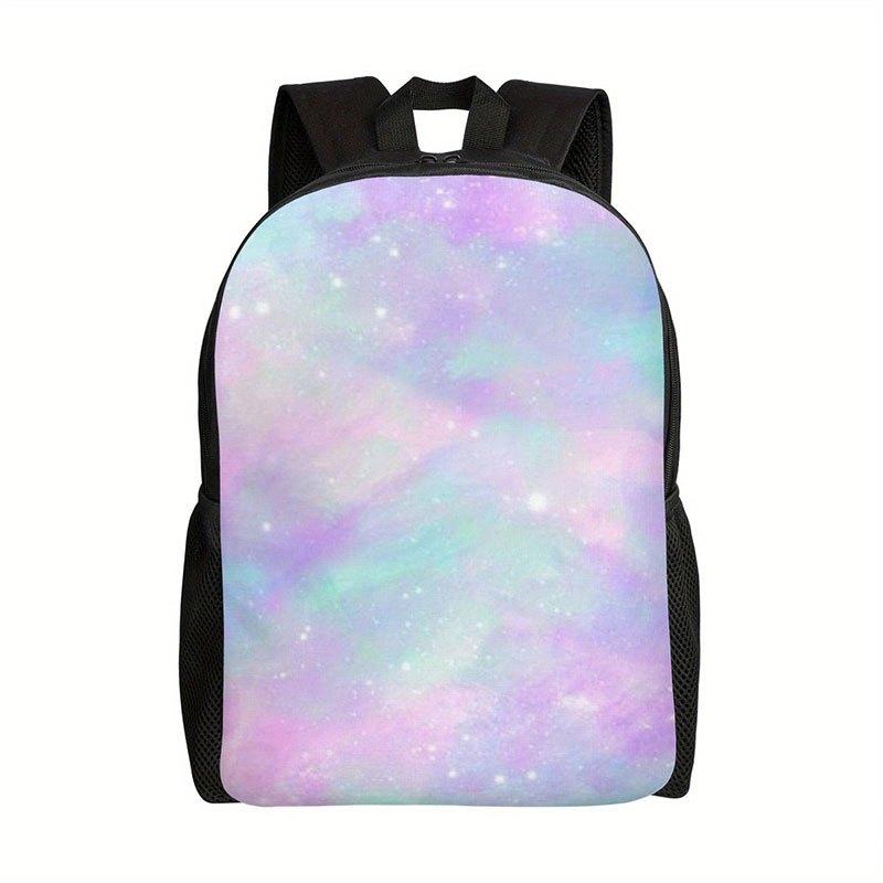Starry Sky Pattern Backpack Large Capacity Laptop Storage Bag