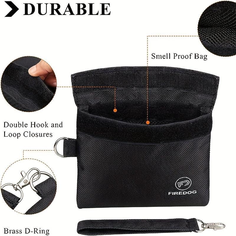 1pc Smell Proof Bag Odor Proof Case Storage Bags Portable Money Safe Organizer