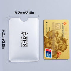 12pcs RFID Blocking Card Holders Credit Card Protector Sleeve