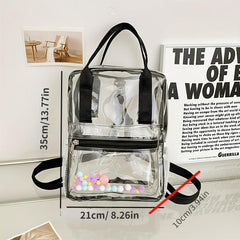 Summer Rainbow PVC Backpack Stadium Approved Shoulder Bag