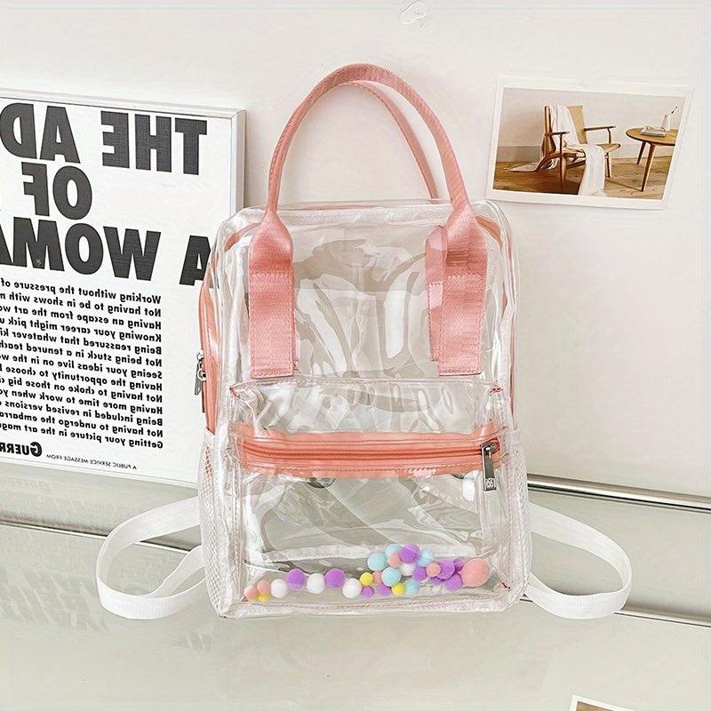 Summer Rainbow PVC Backpack Stadium Approved Shoulder Bag