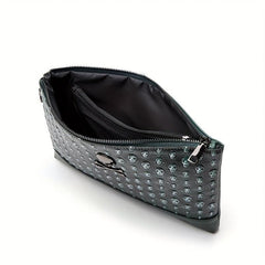 Halloween Skull Head Wallet Punk Style Purses Clutch Bag