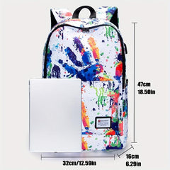 Large Capacity Waterproof Daypack Travel Backpack Student Schoolbag