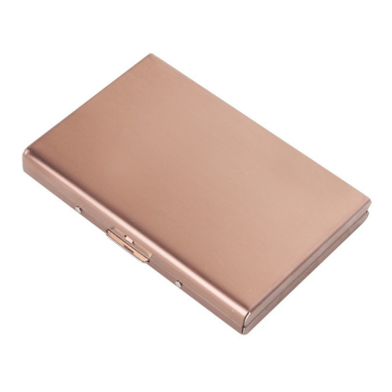 RFID Blocking Aluminum Metal Slim Wallet Men's Card Holder