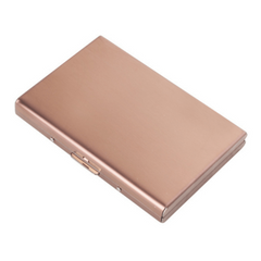 RFID Blocking Aluminum Metal Slim Wallet Men's Card Holder