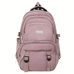 Large capacity Solid Backpack Travel Bag Schoolbag Boys Girls Men Women Backpack