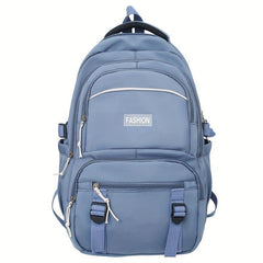 Large capacity Solid Backpack Travel Bag Schoolbag Boys Girls Men Women Backpack