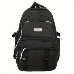 Large capacity Solid Backpack Travel Bag Schoolbag Boys Girls Men Women Backpack