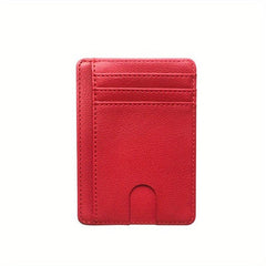 Men's Slim Wallet Front Pocket RFID Blocking Credit Card Holder