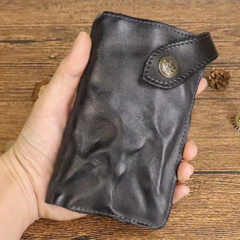 Men's Leather Wallet with Card Slots
