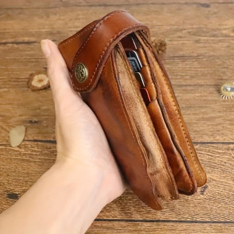 Men's Leather Wallet with Card Slots