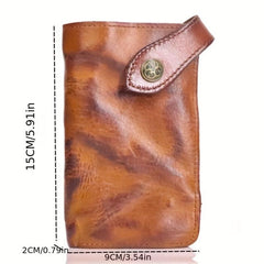 Men's Leather Wallet with Card Slots