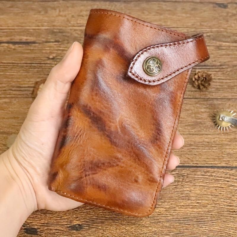 Men's Leather Wallet with Card Slots
