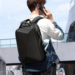 Resilver Anti-theft Passport Lock Backpack with USB Charging Port