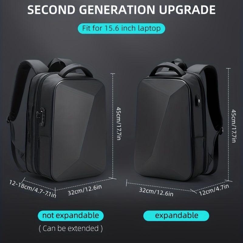 Resilver Anti-theft Passport Lock Backpack with USB Charging Port