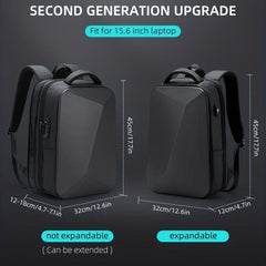 Resilver Anti-theft Passport Lock Backpack with USB Charging Port