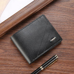 Men's Leather Wallet with Card Slots