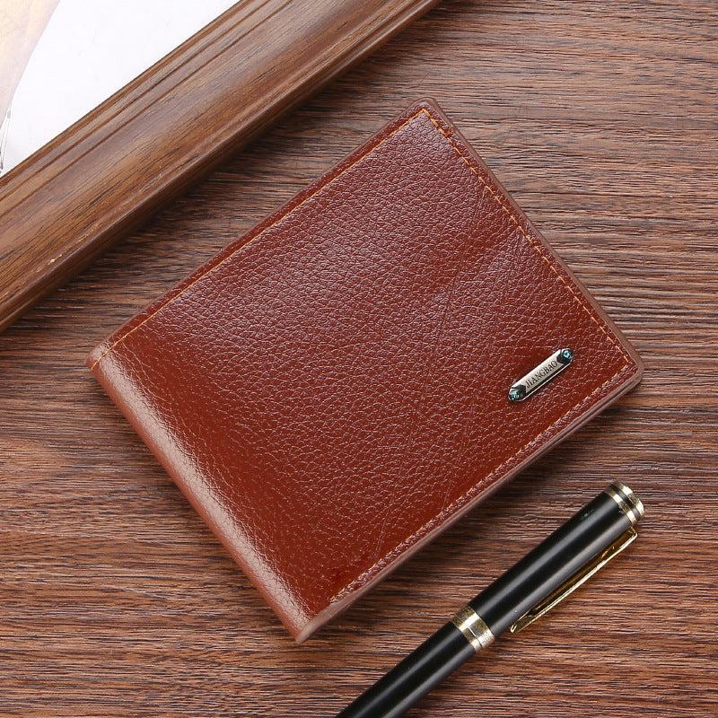 Men's Leather Wallet with Card Slots