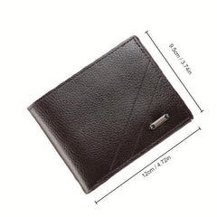 Men's Leather Wallet with Card Slots