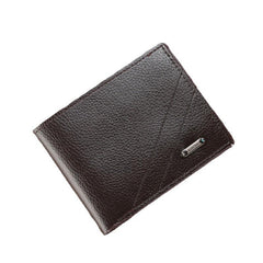 Men's Leather Wallet with Card Slots